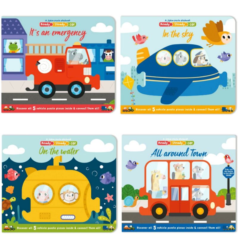 A Jigsaw Puzzle Playbook Ready Steady Go Book : It's an emergency, Sky, Water, All around Town Sale