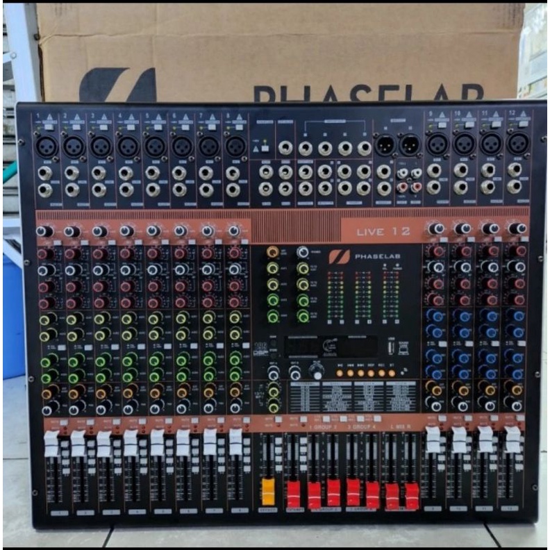Mixer Audio PHASELAB live12 Live 12 12CH SoundCard Original PHASELAB