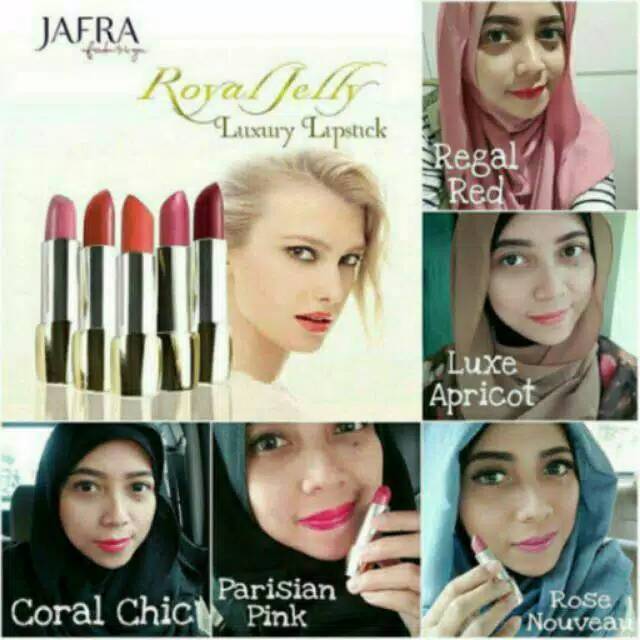 Jafra Royal Jelly Luxury lipstik (Regal Red)