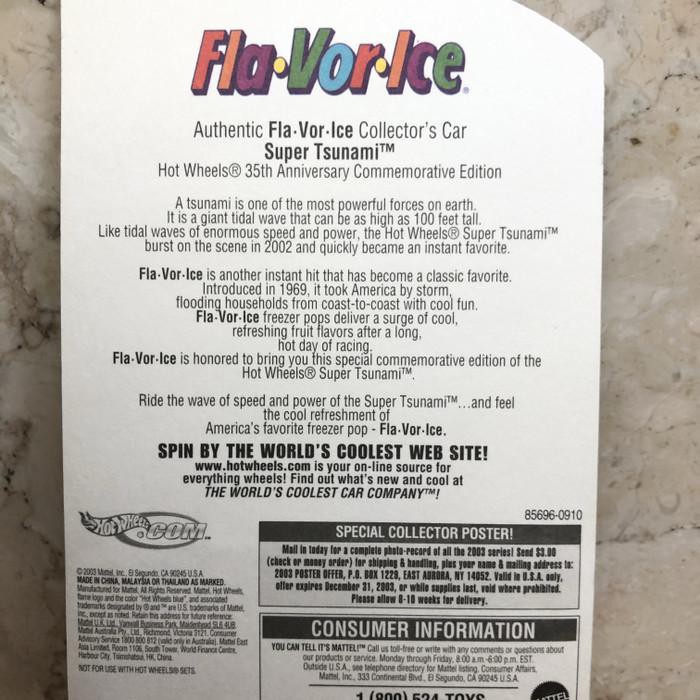 Unik Hot Wheels Flavor Ice - Super Tsunami Berkualitas