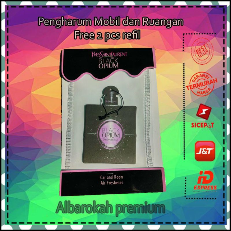 PARFUM MOBIL & PARFUM RUANGAN YSL BLACK OPIUM