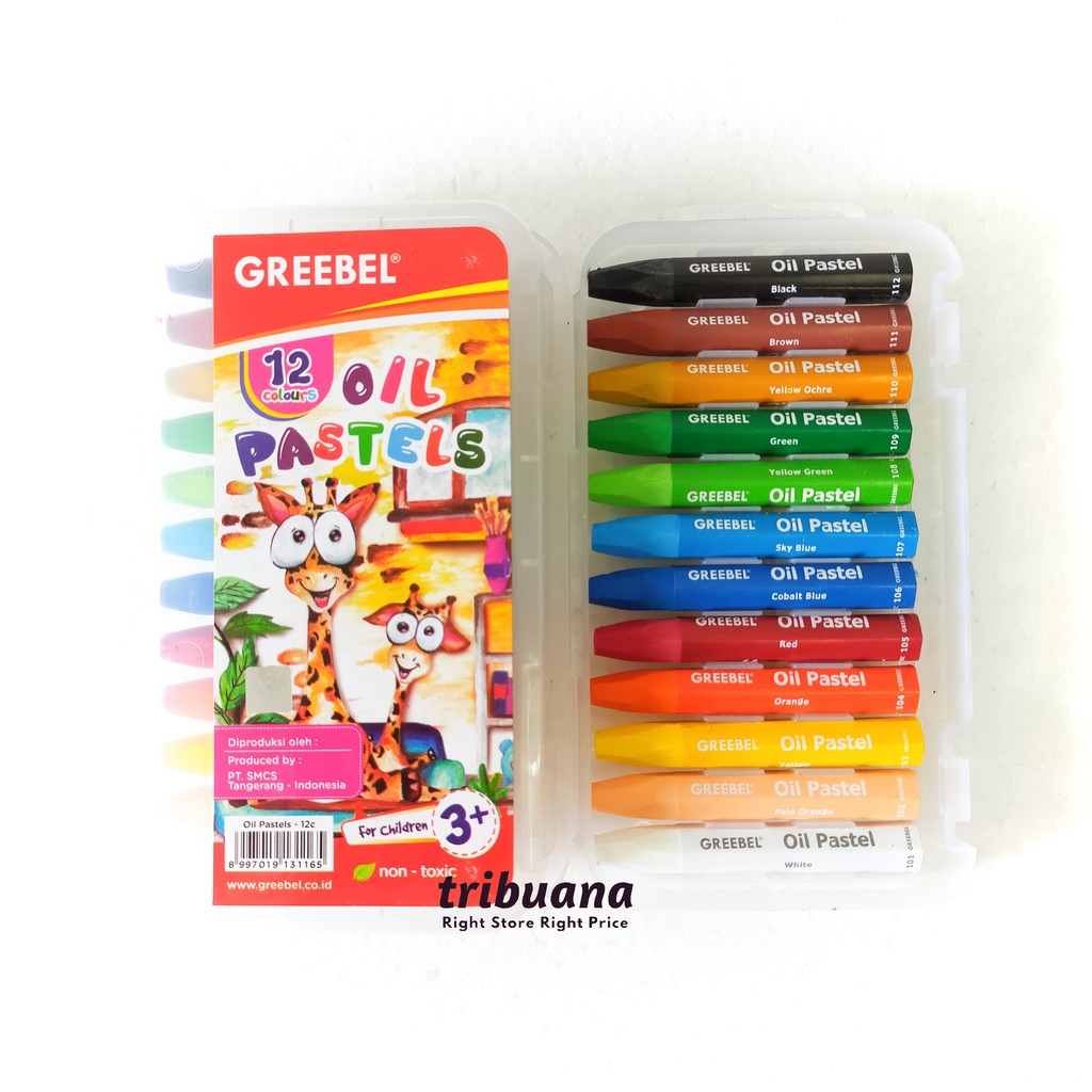 

Oil Pastel / Crayon GREEBEL isi 12