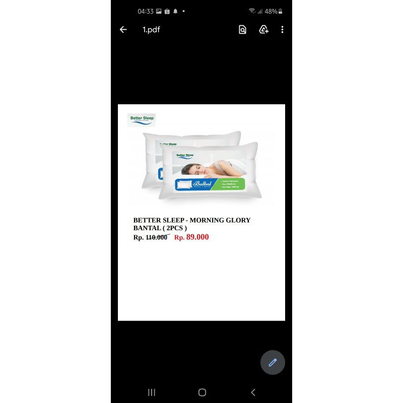 Better Sleep/Bantal/Bantal Tidur