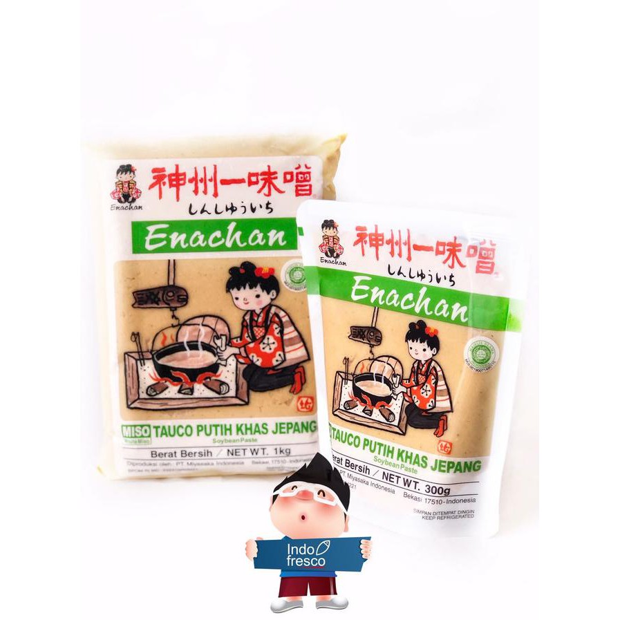 

66Qz Shinshuichi Enachan Shiro Miso Paste- Pasta Miso- Tauco Putih Jepang 6Vrk