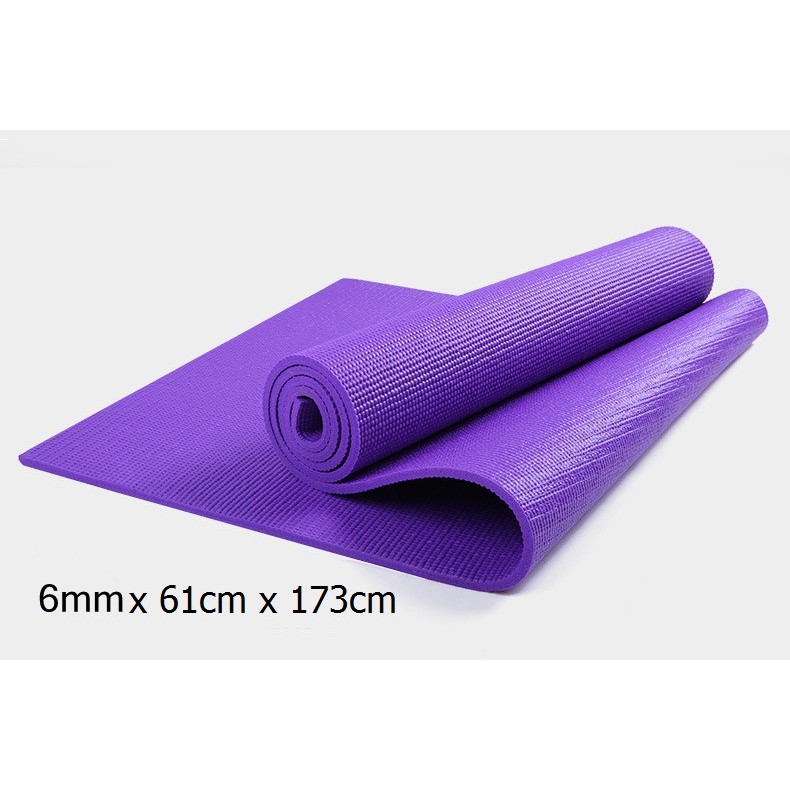 Matras Yoga Premium Pvc Tebal 5Mm Import Alas Yoga Matt Anti Slip Tidak Licin Free Tasmatras