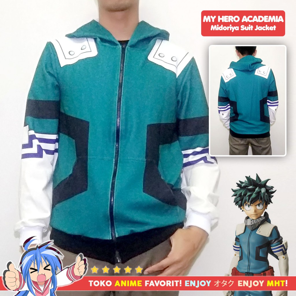 Jaket Anime Boku no Hero Academia My Hero Academia Midoriya Izuku Battle Suit