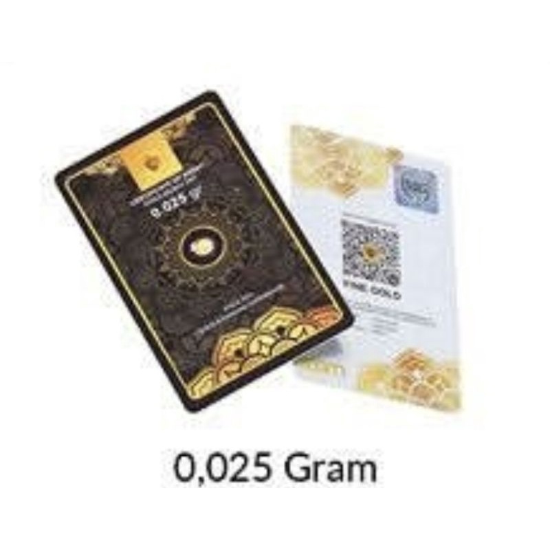 Minigold 0.025 Gram Emas Mini 24K Mini Gold Bisa tukar ANTAM