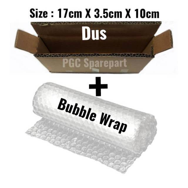 

Dus Packingan & Bubble Wrap Size Sedang P 17 x 3.5 x 10cm untuk LCD Touchscreen Casing Backdoor dll