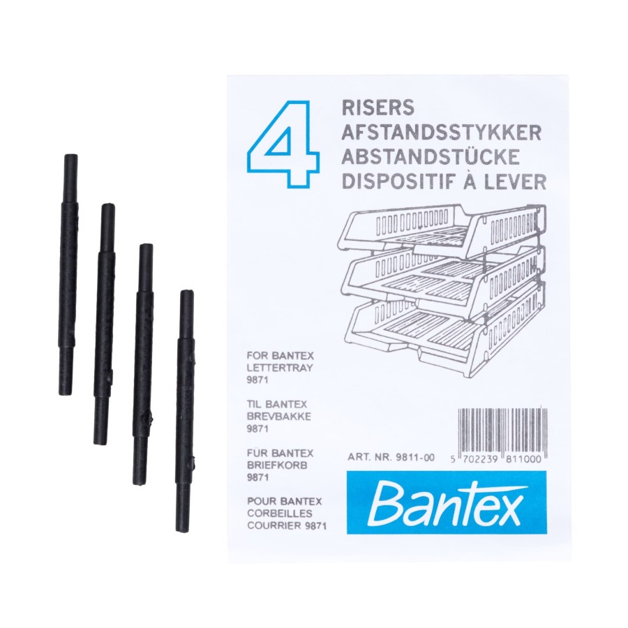 

Bantex Risers Letter Tray Penyangga Rak Dokumen 4 Pin