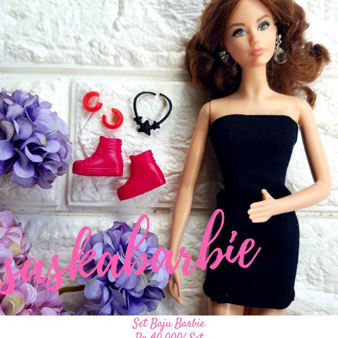 Bb 094 - Set Baju Barbie - Doll - Boneka - Original Mattel