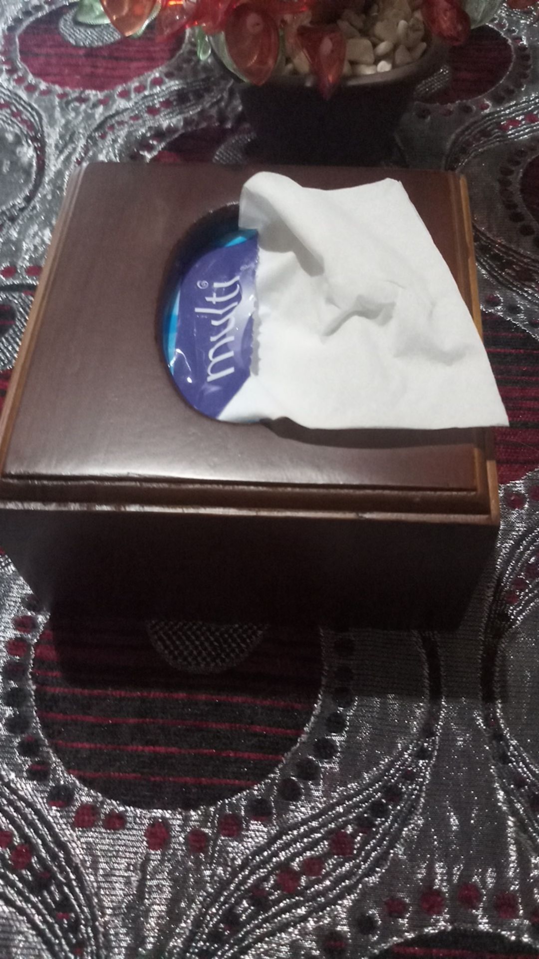 Kotak Tisu Kayu / Walnut Tissue Box 14 X 14 X 8 / Tissue Box Kayu