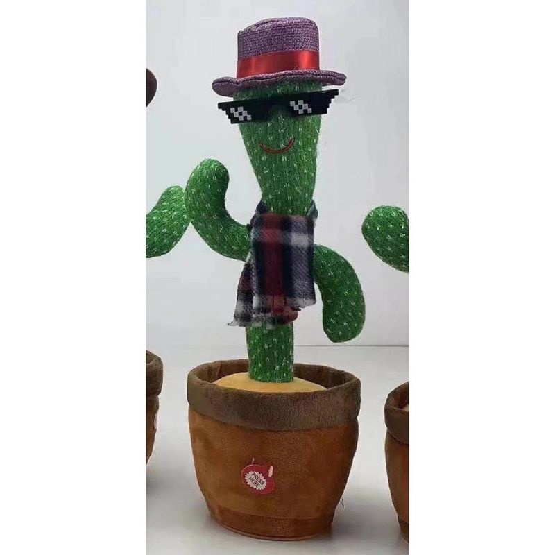 Cactus Toy Boneka Pintar Kaktus Joget Joged Goyang Bisa Ngomong