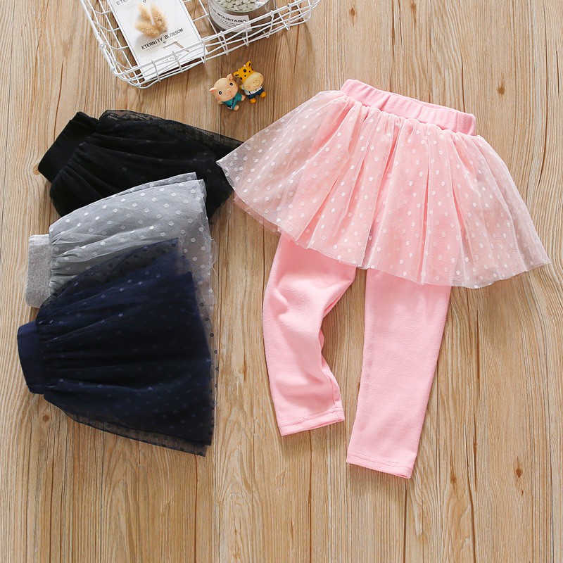 Plazababyku LEGGING HAZEL TUTU Legging Rok Tutu Anak Perempuan Lucu Usia 1-5 TAHUN