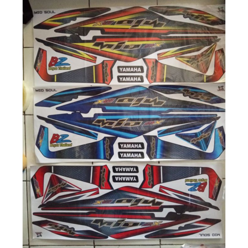 Setiker Stiker Striping Mio Soul Mx /stiker mio soul mx