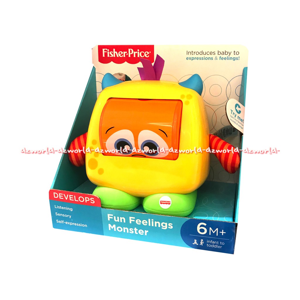 Fisher Price Fun Feelings Monster Mainan Untuk Bayi Mainan Edukasi