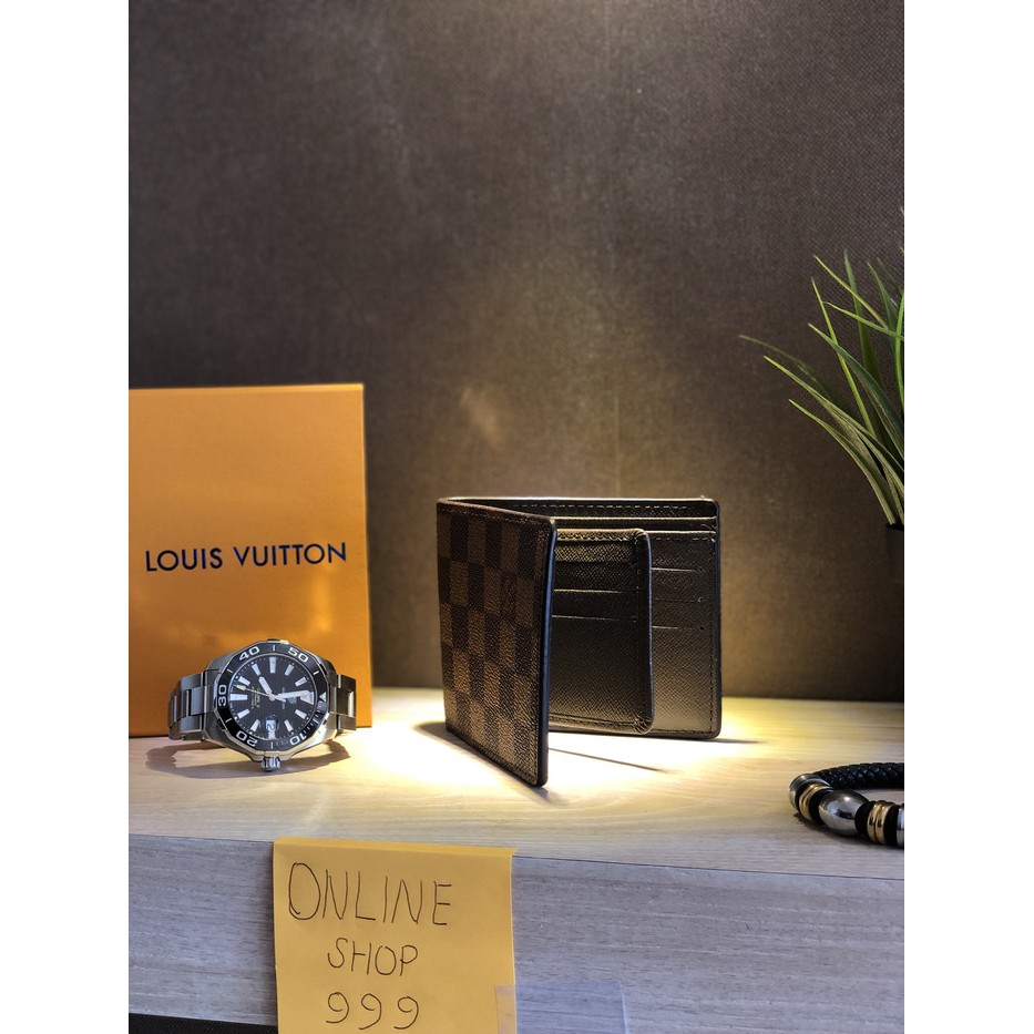 Dompet Pria Lv damier monogram mirror original ( Premium Import 100% )