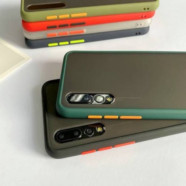 Case Hybrid Oppo A16 A15 A15s F3 F3 Plus F5 A11k A7 A12 F9 A5s Ui F11 F11 Pro Silikon