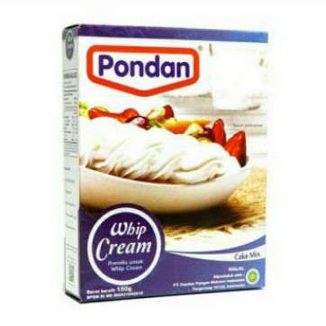 

pondan whip cream 150gr