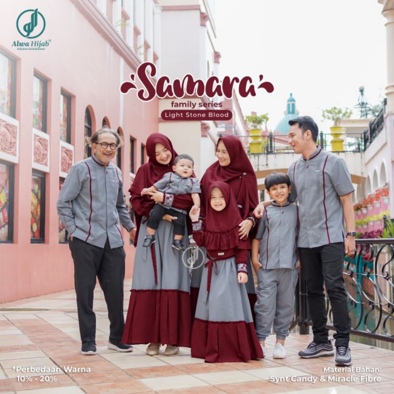 SARIMBIT SAMARA FAMILY SERIES ️Make your classy Sarimbit Samara Family Series by @alwahijab⁣⁣