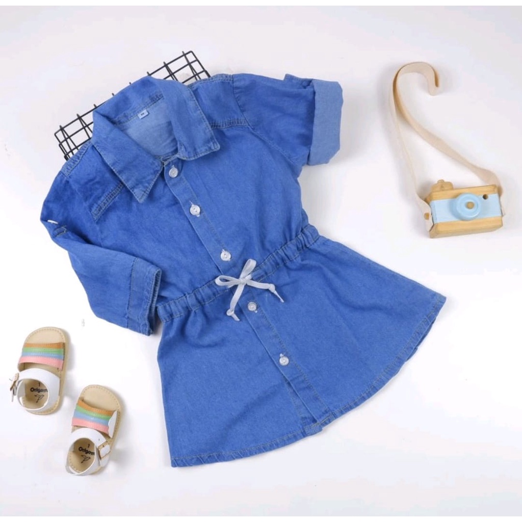 DRESS CLARISSA DRESS JEANS ANAK 1-4TH Dress Anak Jeans DRESS CLARISSA / DRESS JEANS ANAK