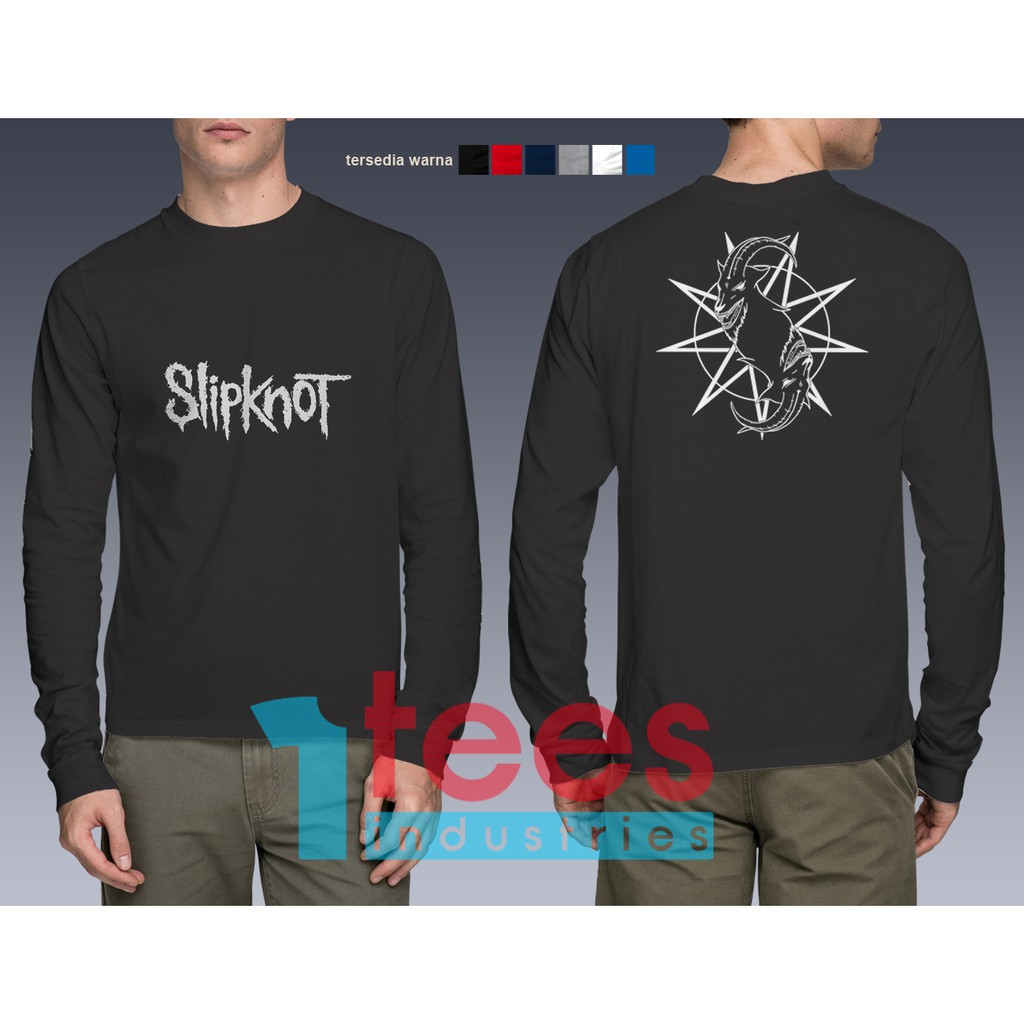 KAOS BAJU SLIPKNOT GOAT STAR LENGAN PANJANG