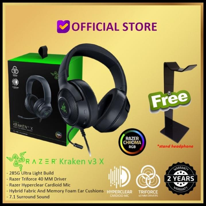 Jual Razer Kraken V3 X Wired Usb Gaming Headset Headphone Kraken X V3