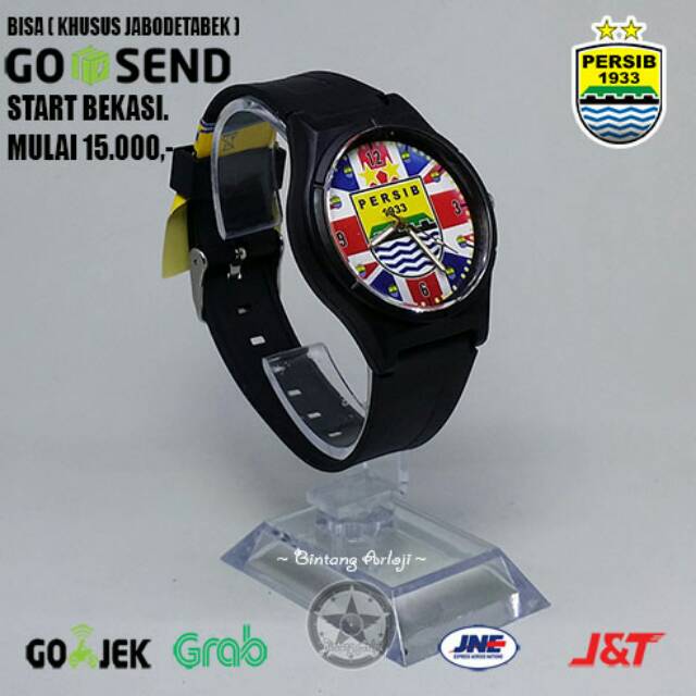 JAM TANGAN PERSIB ANTI AIR (+BOX JAM BB &amp; +BATREI CADANGAN)