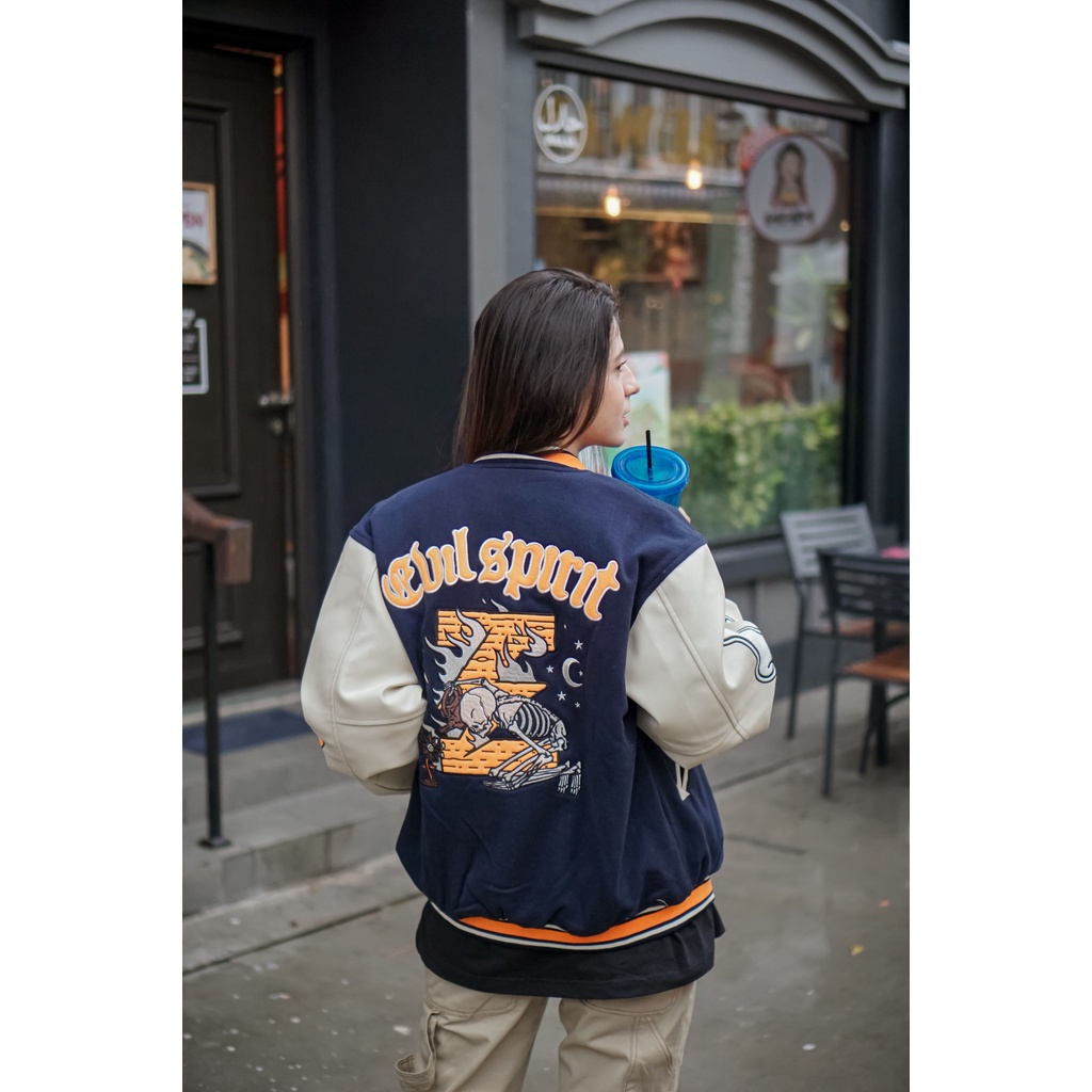 EVILSPIRIT VARSITY JACKET - VARSITY CLIMATE