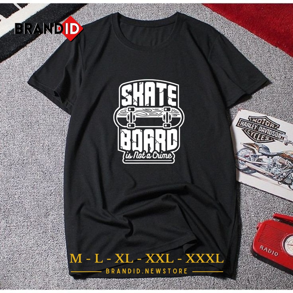 ID210 T Shirt Distro Pria Dewasa Motif Sport Baju Kaos Skaters Cowok Keren Original Quality Atasan O