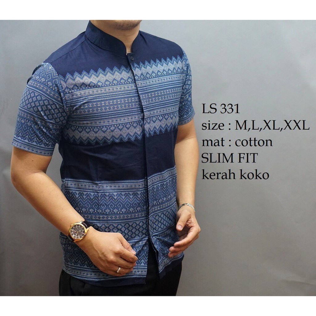 TREND Busana Muslim Pria Baju Koko Baju Gamis Couple (Inficlo) SGB 545 Murah Grosir Dewasa An Q1L2