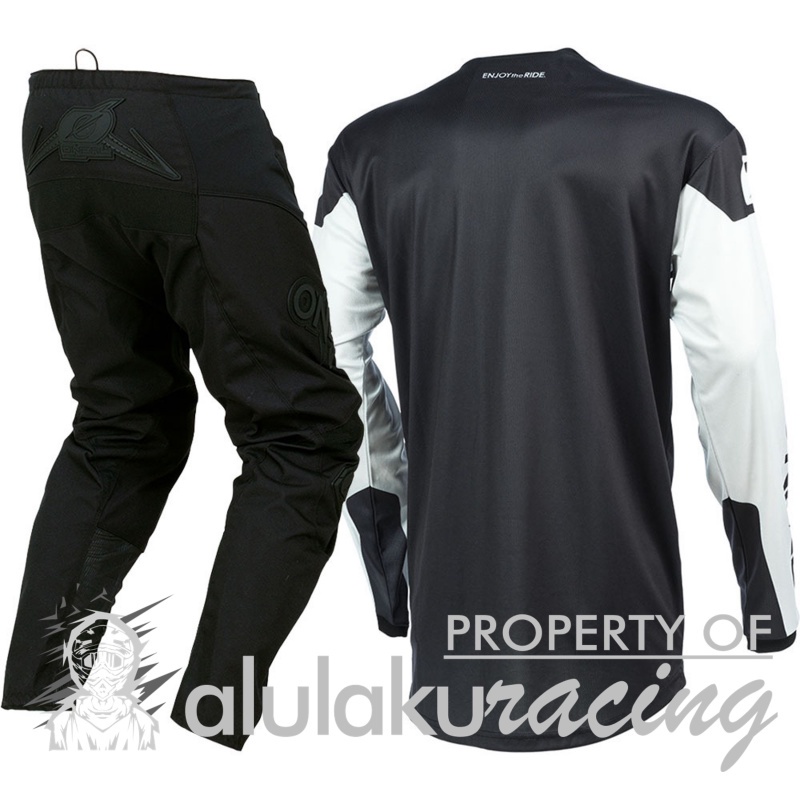 Jersey with Pants Oneal 2022 Element Threat Black White - ON005