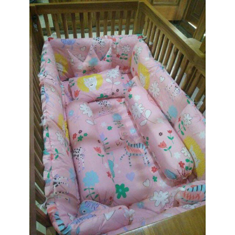 Bumper Set Bayi | Bumper Box Bayi Katun Jepang | baby bedding set | Bumper box baby