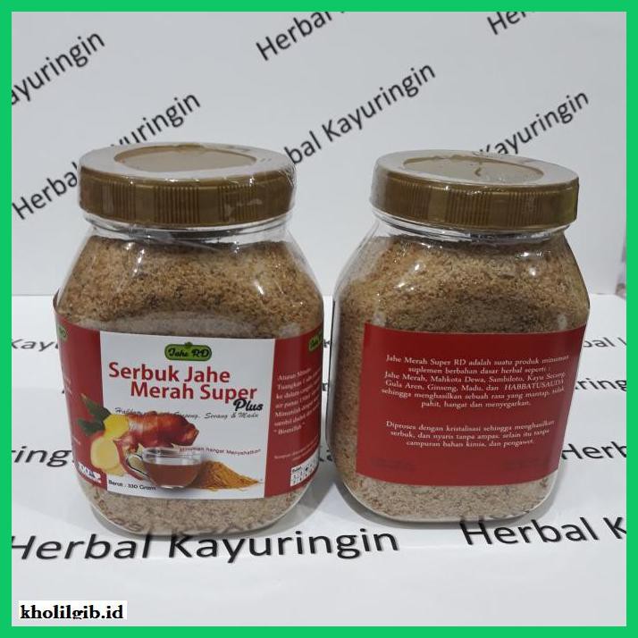 

lanoisidartdrink- jahe merah toples instan jahe merah serbuk jahe merah super rd 330gram -asliii-