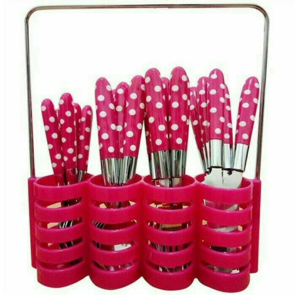 

Jual SENDOK POLKADOT SET-24PCS - Merah Muda Murah