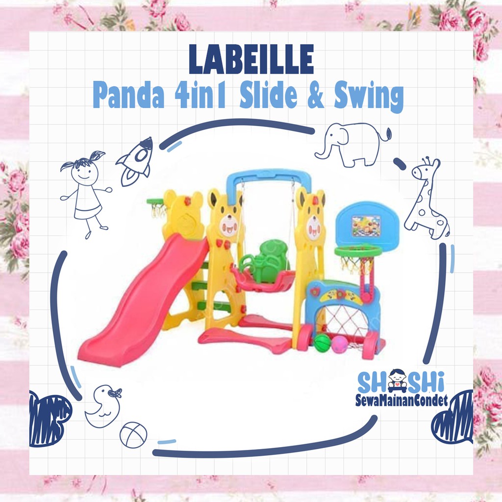 Sewa  Labeille Panda 4in1 Slide n Swing