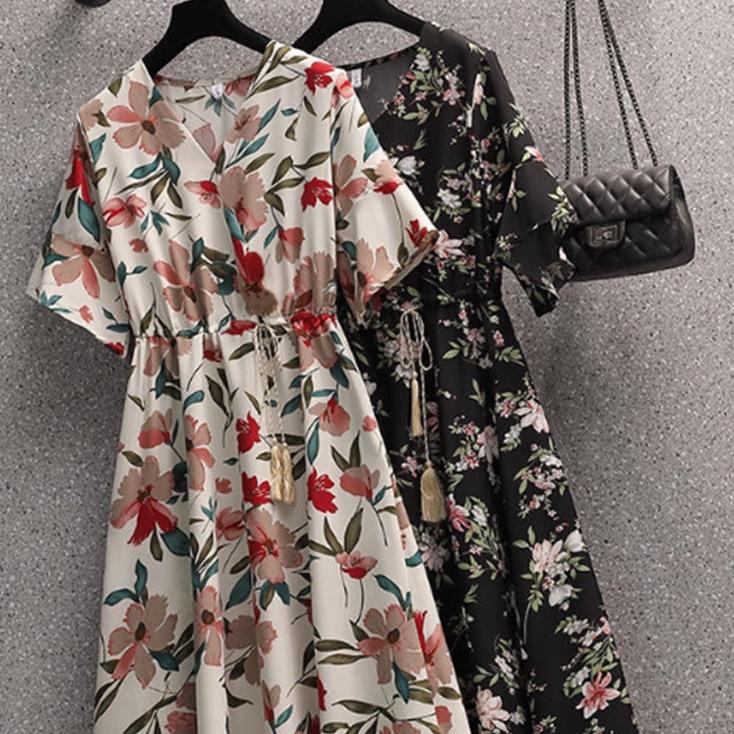 Paling Diminati Dress/dress model korea/dress bunga import/dress bunga/dress bunga korea/dress korea