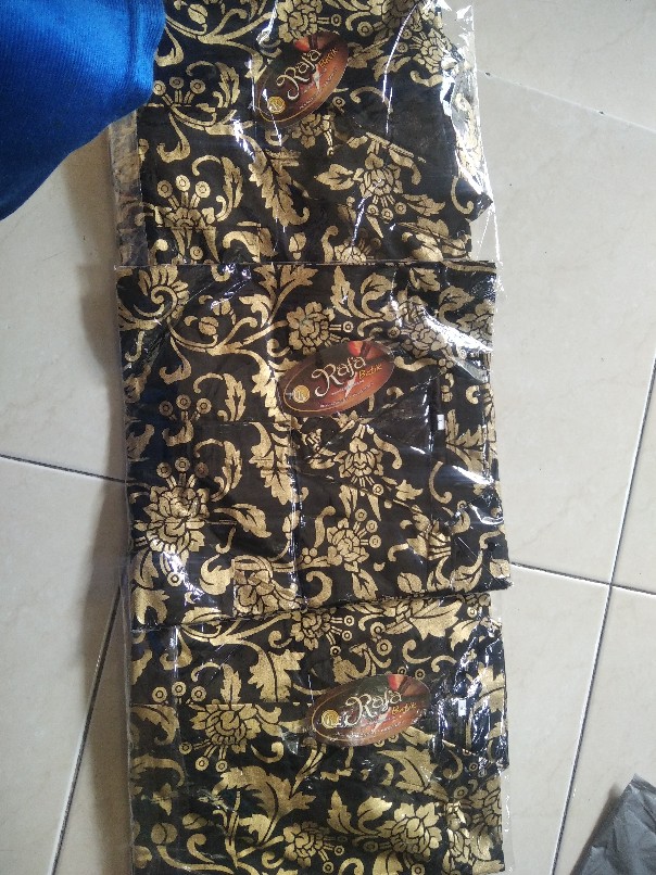 Promo Asli Baju Batik Kemeja Pria Sogan Lawasan Manuk Kembar Kattun Cap Solo Baru Pria Kerja Lebaran