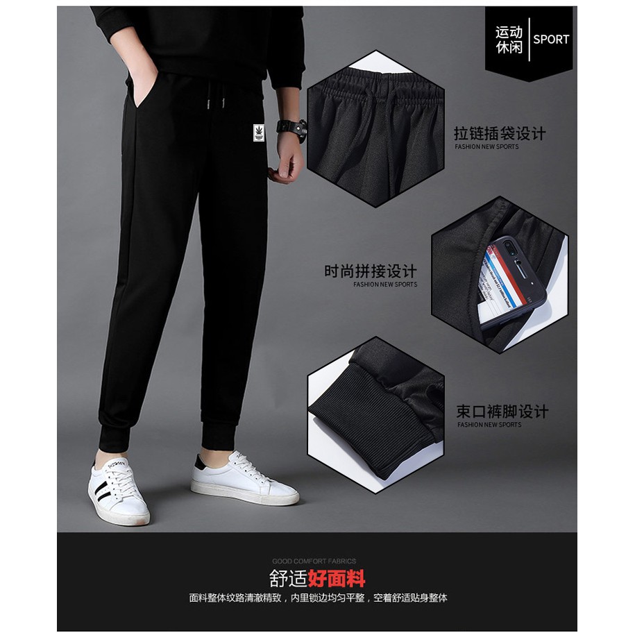 FASHION  Celana Jogger CHINO Panjang Pria Mutu yang bagus POPULER Celana Size L--3XL