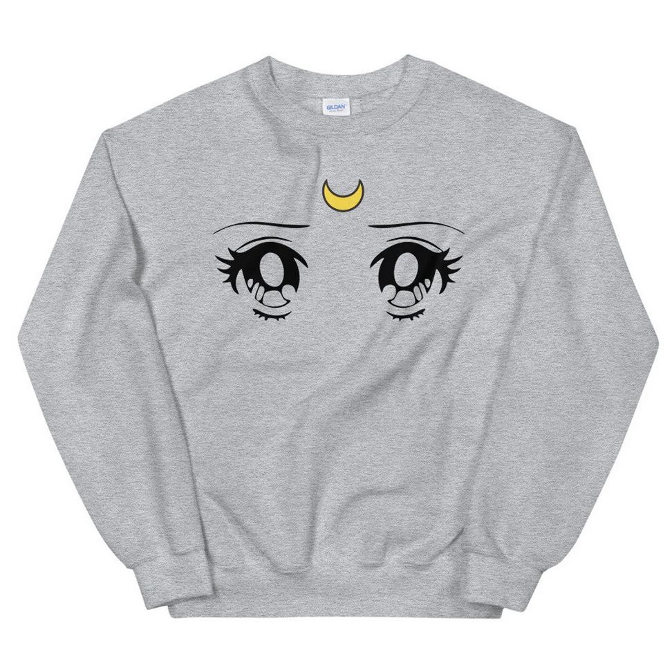 Sweater Crewneck Sailormoon Eyes Anime Manga Premium Unisex