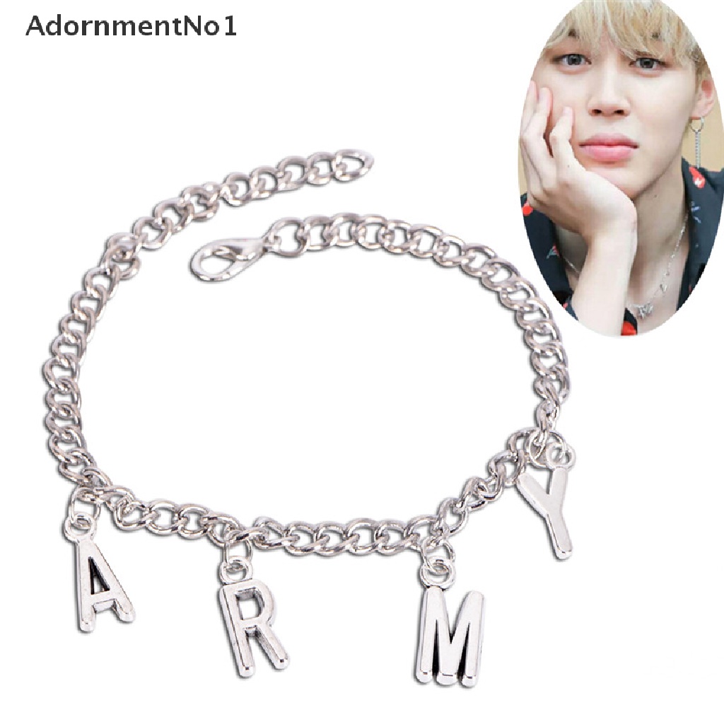 (AdornmentNo1) Gelang Bangle Desain Kpop BTS Bangtan Boys ARMY