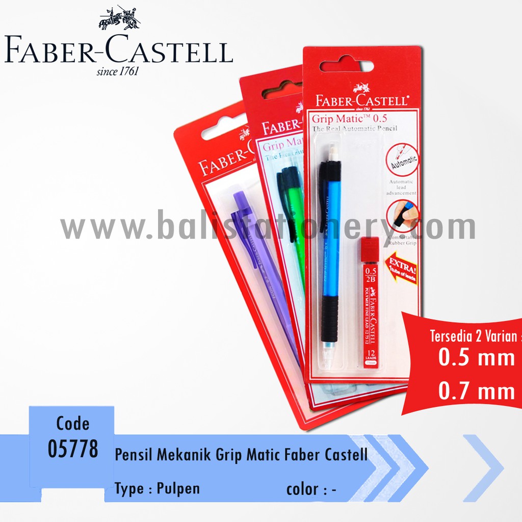 

Pensil Mekanik Grip Matic Faber Castell