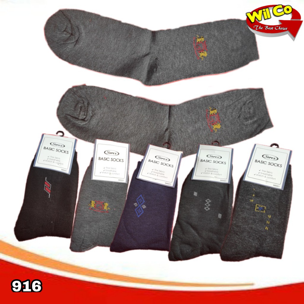 K916 - KAOS KAKI PRIA SOREX M5001 PER 1 PCS