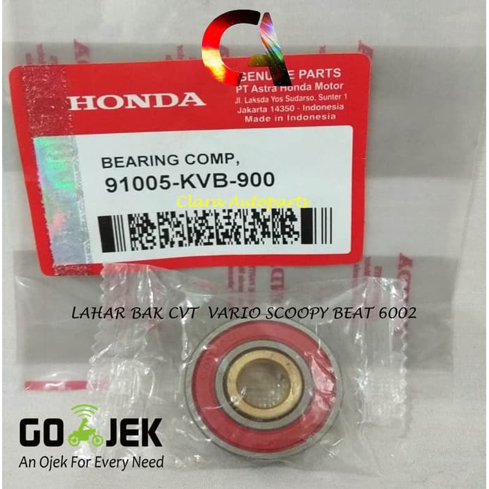 BEARING 6002 LAHAR 6002 LAHAR BAK CVT VARIO SCOOPY BEAT LAHAR CVT 6002 KUNINGAN