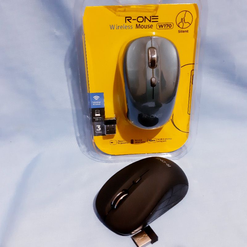 MOUSE WIRELESS R-ONE W170 SILENT, MOUSE BLUETOOTH R-ONE W-170 SILENT