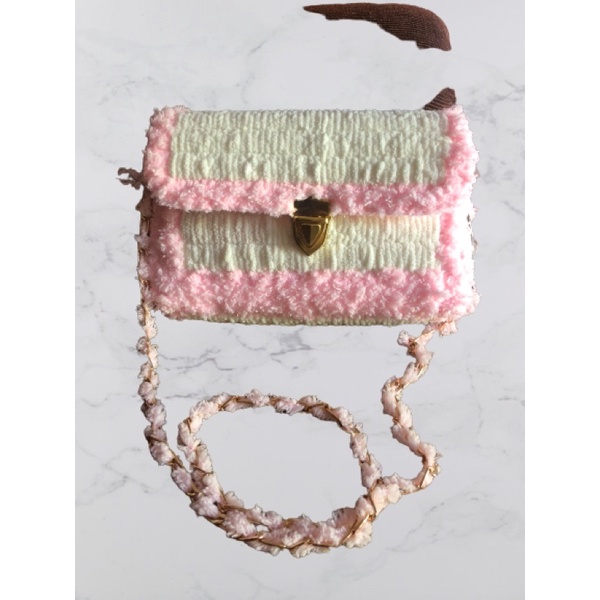 DIY tas rajut/tas bulu