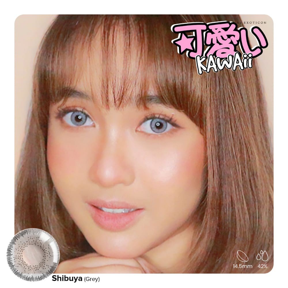 Softlens X2 KAWAII DIA 14.50mm NORMAL &amp; MINUS (-0.50 s/d  -3.00) softlen /softlense /Lensa  Kontak/BS