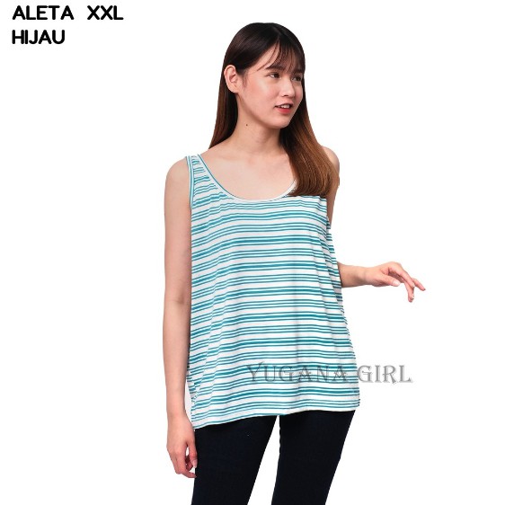 ALETA Baju Atasan Tanktop Singlet XXL Jumbo Murah Wanita Kekinian
