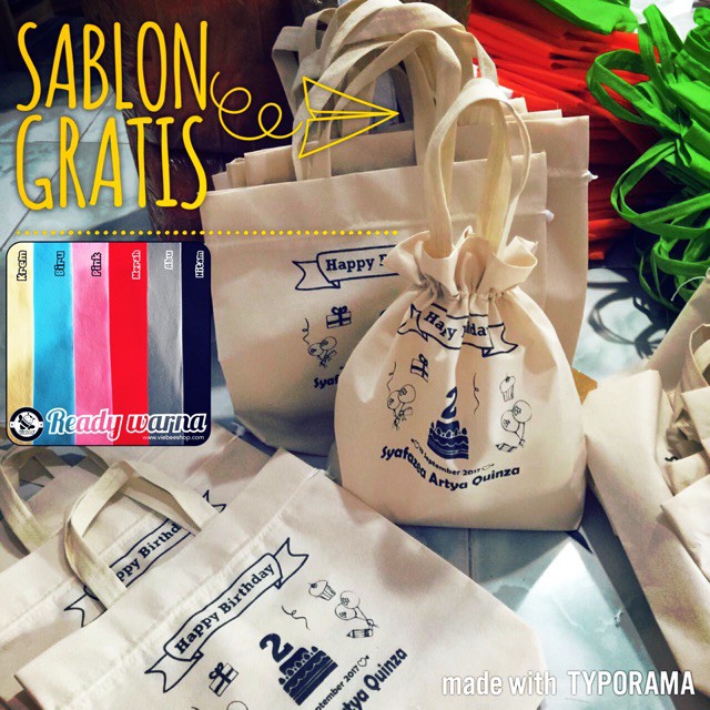 

TAS SNACK ULTAH I SOUVENIR ULTAH I S.A LOZ 20X25 cm