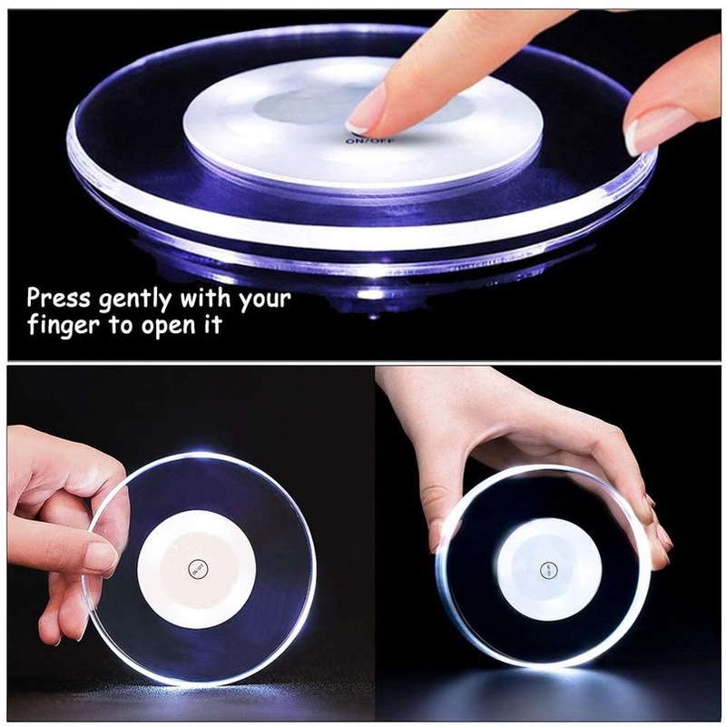 1PCS LED Lighted Acrylic Coasters For Display Or Indoor Home Decor,Tea Party, Bar, Nightclub, Wedding, Event And Party,Anniversary And Any Festive Occasion,Make Any Occasion.