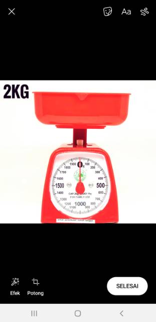 Timbangan Kue Serbaguna Manual / kapasitas 2/5 KG DAPUR Sayur Roti Kitchen Scale Analog 2/5kg Random